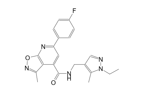 isoxazolo[5,4-b]pyridine-4-carboxamide, N-[(1-ethyl-5-methyl-1H-pyrazol-4-yl)methyl]-6-(4-fluorophenyl)-3-methyl-