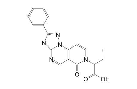 pyrido[3,4-e][1,2,4]triazolo[1,5-a]pyrimidine-7-acetic acid, alpha-ethyl-6,7-dihydro-6-oxo-2-phenyl-
