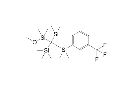 Methyl {Di(trimethylsilyl)[dimethyl(m-trifluoromethylphenyl)silyl]methyl}dimethylsilyl ether