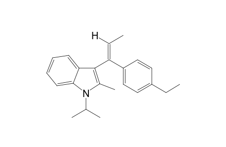 3-(1-(4-Ethylphenyl)-1-propen-1-yl)-1-iso-propyl-2-methyl-1H-indole