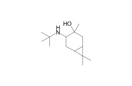4-(tert-butylamino)-3,7,7-trimethylbicyclo[4.1.0]heptan-3-ol