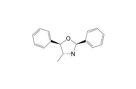 (2S,4R,5R)-4-methyl-2,5-di(phenyl)-1,3-oxazolidine
