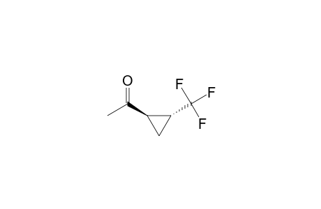 Ethanone, 1-[2-(trifluoromethyl)cyclopropyl]-, trans-