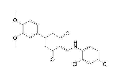 2-[(2,4-dichloroanilino)methylene]-5-(3,4-dimethoxyphenyl)-1,3-cyclohexanedione