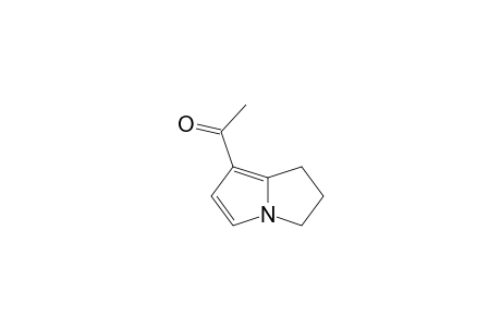1-(6,7-dihydro-5H-pyrrolizin-1-yl)ethanone