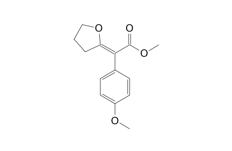 Methyl 2-[4',5'-dihydrofuran-2(3H)-ylidene]-2-(p-methoxyphenyl)acetate