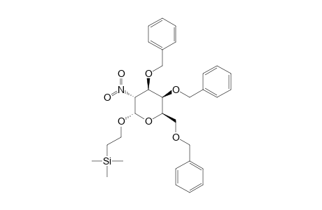2-(TRIMETHYLSILYL)-ETHYL-3,4,6-TRI-O-BENZYL-2-DEOXY-2-NITRO-ALPHA-D-GALACTOPYRANOSIDE