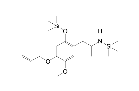 4-Allyloxy-2,5-dimethoxyamphetamine-A (-CH3) 2TMS