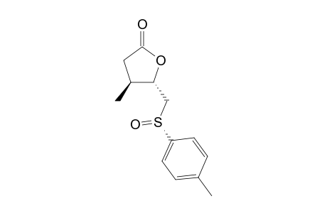(+)-[4S,5S,S(R)]-4-Methyl-5-(p-tolylsulfinyl)methyl]dihydrofuran-2-one
