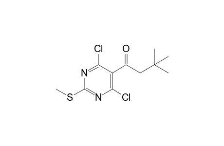1-[4',6'-Dichloro-2'-(methylthio)pyrimidin-5'-yl]-3,3-dimethylbutan-1-one
