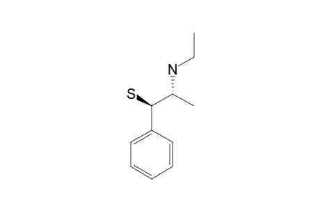 2-(Ethylamino)-1-phenylpropan-1-thiol, (threo)