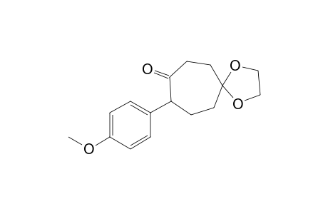 9-(4-Methoxyphenyl)-1,4-dioxaspiro[4.6]undecan-8-one
