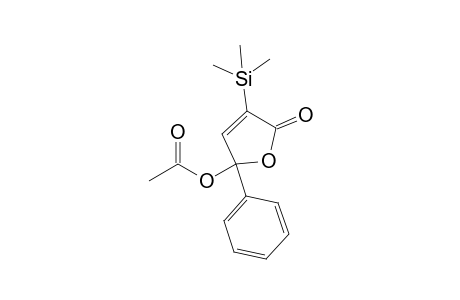5-Acetoxy-5-phenyl-3-(trimethylsilyl)-2(5H)-furanone