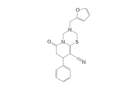 2H,6H-pyrido[2,1-b][1,3,5]thiadiazine-9-carbonitrile, 3-(2-furanylmethyl)-3,4,7,8-tetrahydro-6-oxo-8-phenyl-