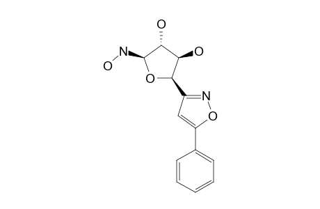 3-[4'-(1'-DEOXY-1'-N-HYDROXYLAMINE-BETA-D-XYLOFURANOSYL)]-5-PHENYLISOXAZOLE