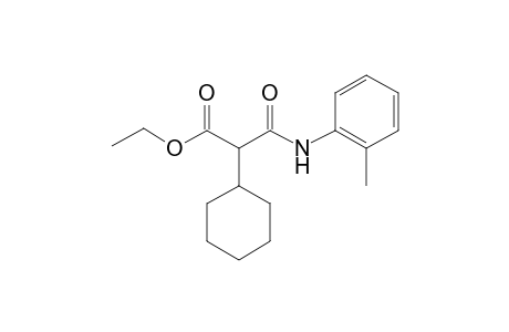 Ethyl 2-cyclohexyl-3-oxo-3-(2-toluidino)propanoate