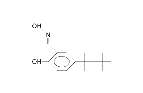 2-Formyl-4-(1,1,3,3-tetramethyl-butyl)-phenol oxime
