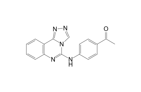 1-[4-([1,2,4]Triazolo[4,3-c]quinazolin-5-ylamino)phenyl]ethan-1-one