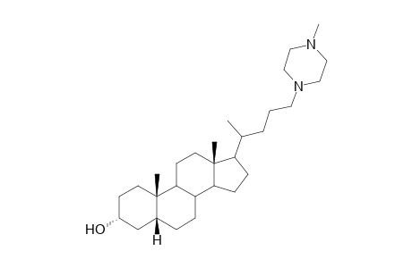24-(4'-Methylpiperazin-1'-yl)-5.beta.-cholan-3.alpha.-ol