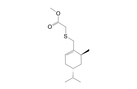((4S,6R)-4-Isopropyl-6-methyl-cyclohex-1-enylmethylsulfanyl)-acetic acid methyl ester