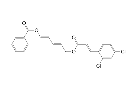 2-Propenoic acid, 3-(2,4-dichlorophenyl)-, 5-(benzoyloxy)-2,4-pentadienyl ester, (E,E,E)-