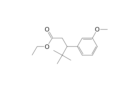 Benzenepropanoic acid, .beta.-(1,1-dimethylethyl)-3-methoxy-, ethyl ester