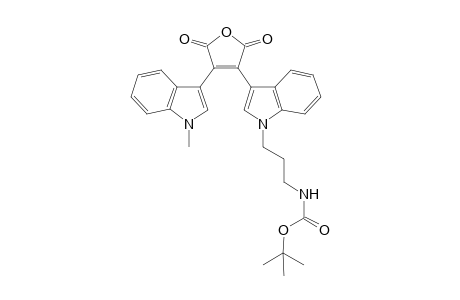(1'1-Dimethylethyl) N-(3-{3'-[2'',5''-dihydro-4''-(1'''-methyl-1H-indol-3'''-yl)-2'',5''-dioxo-3''-furanyl]-1H-indol-1'-yl}propyl)-carbamate