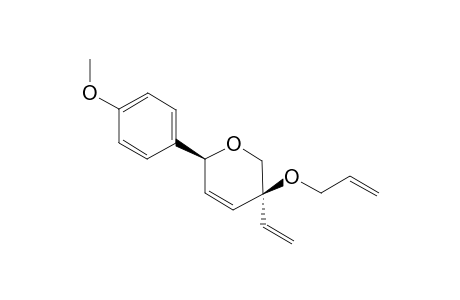 (3R*,8R*)-3-Allyloxy-6-(4-methoxyphenyl)-3-vinyl-3,6-dihydro-2H-pyran