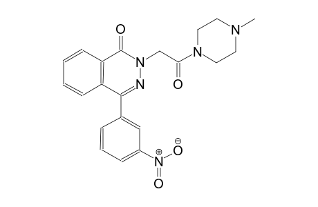 2-[2-(4-methyl-1-piperazinyl)-2-oxoethyl]-4-(3-nitrophenyl)-1(2H)-phthalazinone