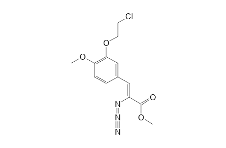 METHYL-2-AZIDO-3-[3-(2-CHLOROETHOXY)-4-METHOXYPHENYL]-ACRYLATE