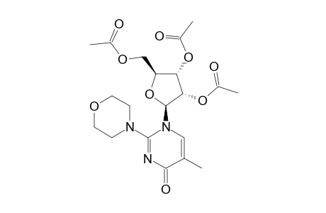 5-METHYL-2-MORPHOLINO-1-(2,3,5-TRI-O-ACETYL-BETA-D-RIBOFURANOSYL)-PYRIMIDIN-4(1H)-ONE