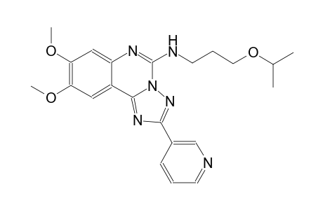 [1,2,4]triazolo[1,5-c]quinazolin-5-amine, 8,9-dimethoxy-N-[3-(1-methylethoxy)propyl]-2-(3-pyridinyl)-
