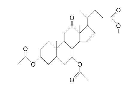 3a,7a-Diacetoxy-12-oxo-5b-cholanoic acid, methyl ester