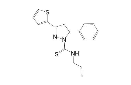 1-N-Allylthiocarbamoyl-3-(2-thienyl)-5-phenyl-2-pyrazoline