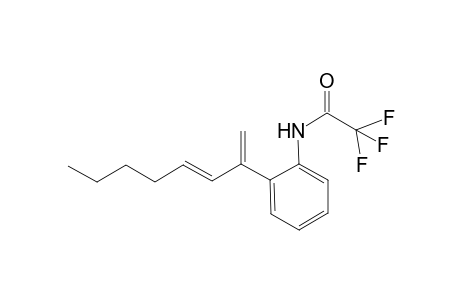 N-Trifluoroacetyl-2-[(E)-1,3-octadien-2-yl]aniline