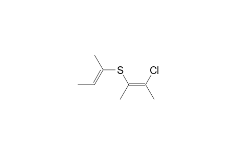 (1,2-Dimethyl)vinyl (2-Chloro-1,2-dimethyl)vinyl Sulphide