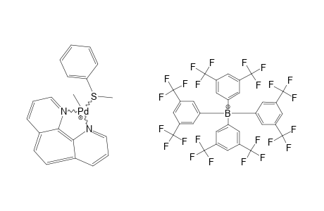 (1,10-PHENANTHROLINE)PD(CH3)(S(CH3)(C6H5))+((CF3)2C6H3)4B-