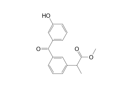 2-(3-(3-Hydroxybenzoyl)phenyl)propionicacid methyl ester