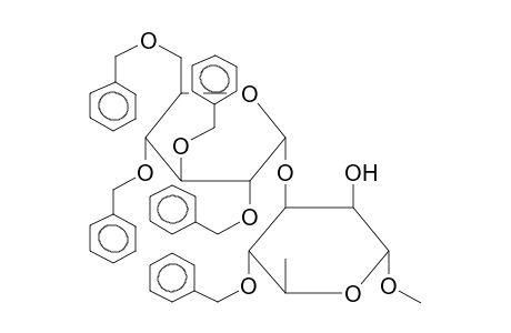 METHYL 4-O-BENZYL-3-O-(2,3,4,6-TETRA-O-BENZYL-ALPHA-D-GLUCOPYRANOSYL)-ALPHA-L-RHAMNOPYRANOSIDE