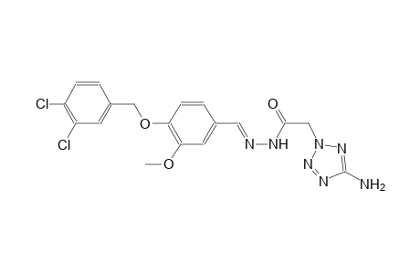 2-(5-amino-2H-tetraazol-2-yl)-N'-((E)-{4-[(3,4-dichlorobenzyl)oxy]-3-methoxyphenyl}methylidene)acetohydrazide