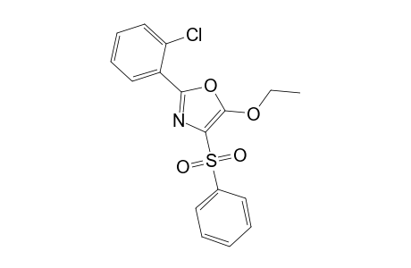 4-Benzenesulfonyl-2-(2-chlorophenyl)-5-ethoxyoxazole