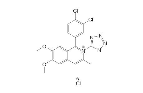 1-(3,4-DICHLOROPHENYL)-6,7-DIMETHOXY-3-METHYLISOQUINOLINIUM-N-(TETRAZOLE-5-IDE)