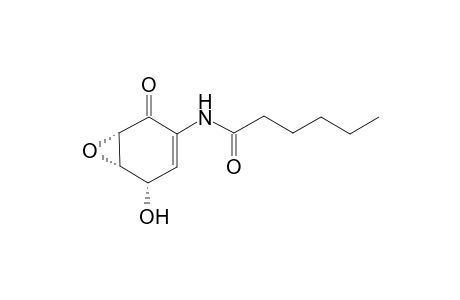 (2S,3S,4S)-6-(Hexanoylamino)-2,3-epoxy-4-hydroxycyclohex-5-enone