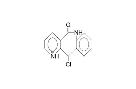 5,6-Dihydro-11-chloro-11H-pyrido(3,2-C)(1)benzazepin-5-one cation