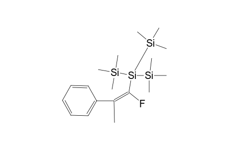 (Z)-1-FLUORO-2-PHENYL-1-[TRIS-(TRIMETHYLSILYL)-SILYL]-PROPENE