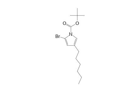 1H-Pyrrole-1-carboxylic acid, 2-bromo-4-hexyl-, tert-butyl ester