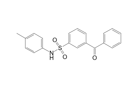 Benzenesulfonamide, 3-benzoyl-N-(4-methylphenyl)-