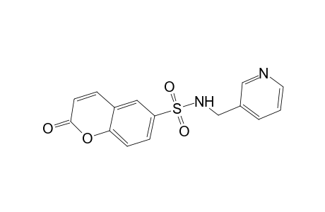 2-keto-N-(3-pyridylmethyl)chromene-6-sulfonamide
