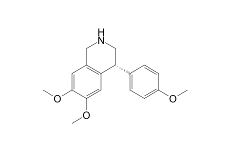 4-(4-Methoxyphenyl)-6,7-dimethoxy-1,2,3,4-tetrahydroisoquinoline