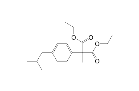 Propanedioic acid, methyl[4-(2-methylpropyl)phenyl]-, diethyl ester